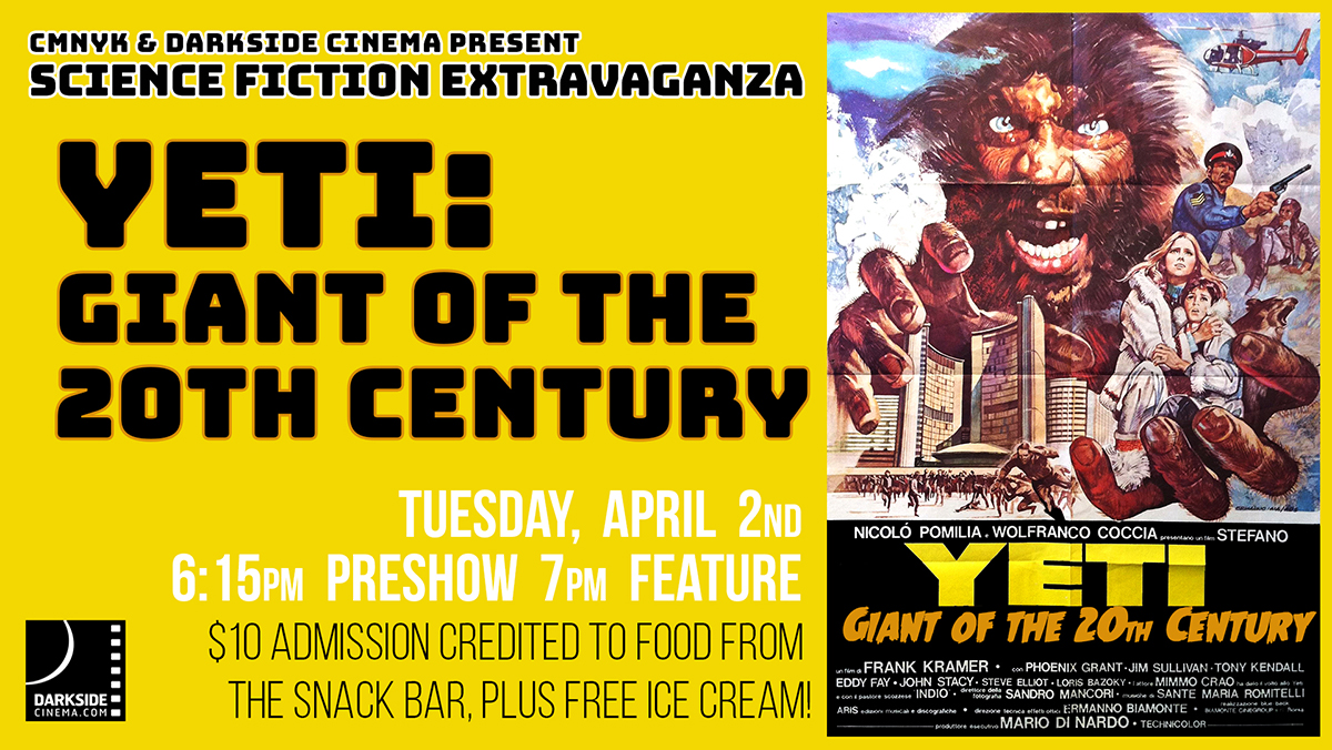 YETI: GIANT OF THE 20TH CENTURY movie poster